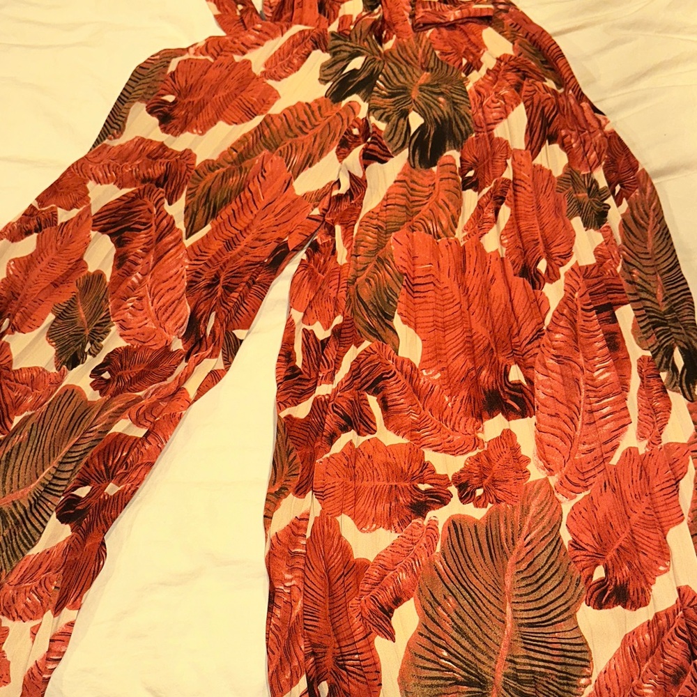 Leaf Patterned Jumpsuit - image 4